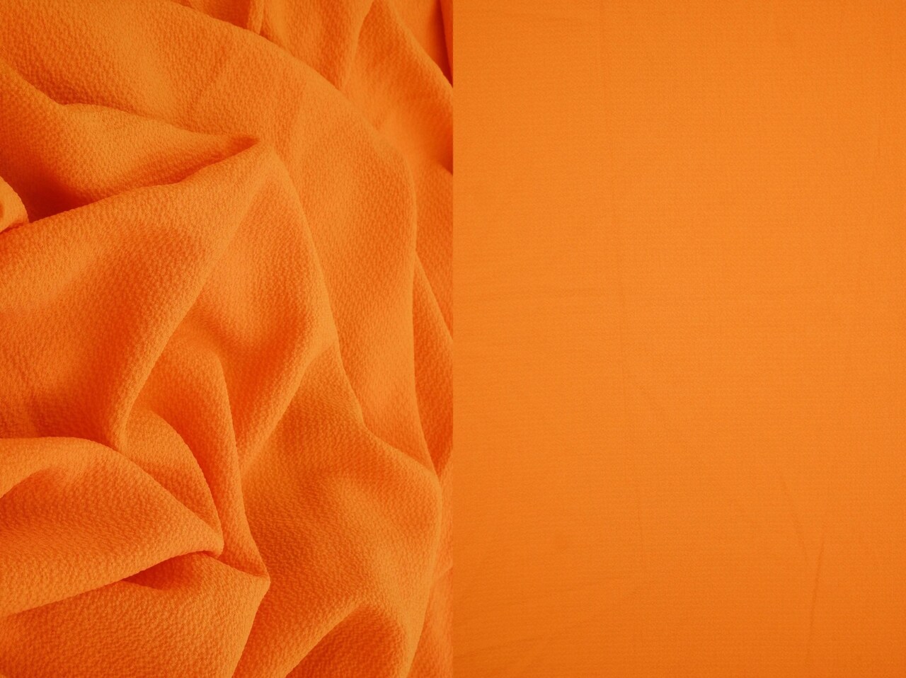 1 Yard Solid Ghost Bubble Crepe Fabric, Lightweight Textured Stretch, 95% Polyester and 5% Spandex, 57/58" Wide for Apparel